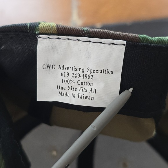 Vintage Honda Camo Fourtrax  Promo Camouflage Snapback Hat‎ 1990s Quad Nice - Picture 8 of 9